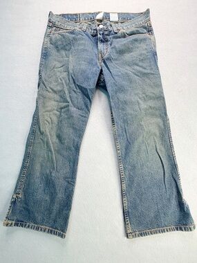 Vintage Lucky Brand Crossover Cropped Jeans Women's Size 10 / 30 Iconic Retro